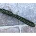 Dog Leash ~ Camo, OD Green & Black Paracord Two Handles 60", close up of handle