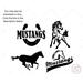 Mustang  Horses  svg and clipart bundle
