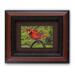 Cardinal Framed Original Painting