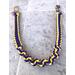 Dog Car Seat Belt Leash ~ Purple and Gold Paracord 21.5" 