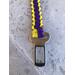 Dog Car Seat Belt Leash ~ Purple and Gold Paracord 21.5" 