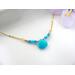 Turquoise Backdrop Necklace, Kingman Turquoise Jewelry