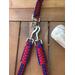 Dual Dog Leash ~ 5' Convertible Red and Blue Paracord Double Dog Lead