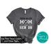 Class of 2025 Mom of a Senior Shirt for Drum Major Mom with School Colors, Personalized Graduation Gift for Mom of the Graduate, Mom of the Grad