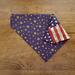 Over the Collar Reversible Dog Bandana Patriotic Flags and Stars