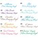 These are the fonts we offer 