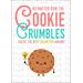 Volunteer Appreciation Gifts, Digital Cookie Themed Card, No Matter How the Cookie Crumbles Volunteer Recognition Printable Card, Instant Download Volunteer Thank You Card