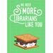 Librarian Appreciation Gifts, S'mores Instant Download Printable Card for Marshmallow Treats, Chocolate Themed Librarian Thank You Card