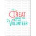 Volunteer Recognition Treat Gift, It's a Treat Having You as Our Volunteer, Instant Download Volunteer Card for Treat Box, Thank You Sweets, Volunteer Appreciation Week Printable Card