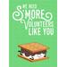 Chocolate Theme Volunteer Recognition, Thank You Card for Marshmallow Gift, Campfire Gift for Volunteer Appreciation Week Printable Card