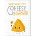 Hair Stylist Cheese Gift, Printable Thank You Card, Cheesy Cosmotologist Gift, I Know This is a Little Cheesey But You're My Favorite, Hair Stylist Appreciation, Beautifican Cheese-Themed Gift