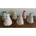 Decorated White Chenille Trees