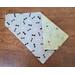 Over the Collar Dog Bandana, Reversible - Flying Bees and Bones 