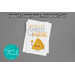 Principal Appreciation Cheese Gift, I Know This is a Little Cheesy But You're Our Favorite Principal, Print at Home Thank You Card, Printable Cheesy Card, School Principal Appreciation Day Card for Cheese Themed Gifts