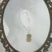 Olive green copper enamel dangle articulated earrings