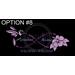 OPTION#8 Come with  Name, Date one color and now she Flies and Infinity sign one Color and Hummingbird, Flower one color  Total of 3 colors
