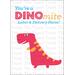 DINOmite Printable Card, Dinosaur-themed Labor and Delivery Nurse Gift, Instant Download Nurse Appreciation Card, Prehistoric Thank You Dinosaur Card