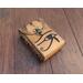 Oversized to fit slightly larger tarot decks, this premium handmade leather tarot card case features an ancient Egyptian motif. The Eye of Horus, Thoth, Winged Isis and snippets of heiroglyphs from the Book of the Dead are all included.