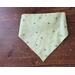 Reversible Scrunchie Dog Bandana - Flying Bees and Bones - bee side with ends folded in