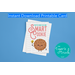 Cookie Theme Teacher Appreciation Printable Card, You Made Me One Smart Cookie Instant Download Cookie Thank You Card, Cookie Gifts for Teacher, Digital Cookie Card