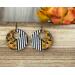 Southwest Striped Floral Boho Earrings