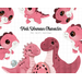 pink dinosaur characters