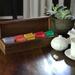 Tea caddy holds up to 50 tea bags for tea lover.