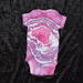 Newborn bodysuit - Pink, Purple
