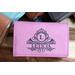 7 day pillbox, personalized pink vegan leather