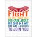 Pride Month Instant Download Printable Card: Fight for the Things You Care About Rainbow Card, LGBTQ+ Gifts, Pride Printables