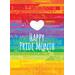 Pride Month Instant Download Printable Card: Happy Pride Month Rainbow Card, LGBTQ+ Gifts, Pride Printables