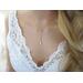 Pearl Y Necklace, Wedding Lariat with Freshwater Pearls