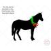 Horse with Wreath SVG and Clipart