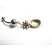Stainless steel belly bar with a clear crystal accent. 14GA 7/16 lenth