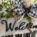 Front door/porch Welcome Wood Sign for Cats Lovers / Hope you like Cat / Round Welcome Sign / laser cut layered front porch sign with cats