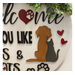 Front door/porch Welcome Wood Sign for Dogs and Cats Lovers / Gift for Pets Lovers / Pets Welcome Sign / Laser cut layered wood Pet sign