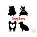 Corgi Love SVG and Clipart Bundle