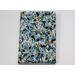 A padded book sleeve  made with a blue floral Rifle Paper Co. cotton print called Garden Party Blue.