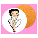 Betty Boop Marilyn Monroe Pose Drink Coaster Set By AREA51GALLERY New Orleans