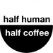 Half Human Half Coffee Large Magnet By AREA51GALLERY New Orleans