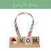 mom scrabble ornament