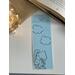 blue reading book lover bookmark