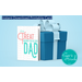 Father's Day Instant Download Printable Card - It's a Treat Having You as Our Dad