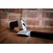 pair of wooden wall-mounted knife hooks - horror-themed wall hooks - horror decor