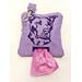 Dog poop bag holder with embroidered pit bull and bag opening. Free roll of bags . Handmade by A fur baby favorite in  the USA