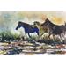"Wandering Around" Original Chris Wakefield Watercolor Painting
