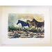 "Wandering Around" Original Chris Wakefield Watercolor Painting
