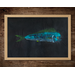 fish wall art, fish wall decor, fish print, gyotaku, fishing art, gyotaku art, gyotaku fish prints, fish wall hanging, Japanese fish art