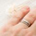 Simple Sterling Silver Half Round Ring Band For Women 