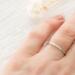 Simple Sterling Silver Half Round Ring Band For Women 